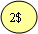 Овал: 2$